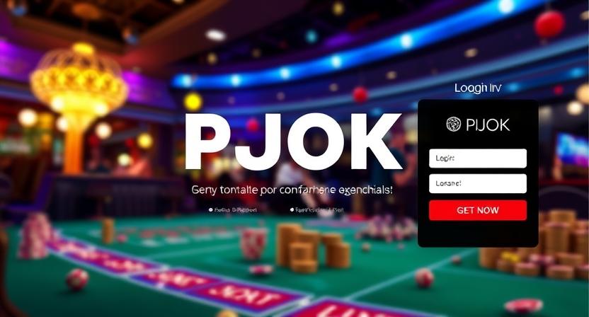 Clean and intuitive PJOK login interface